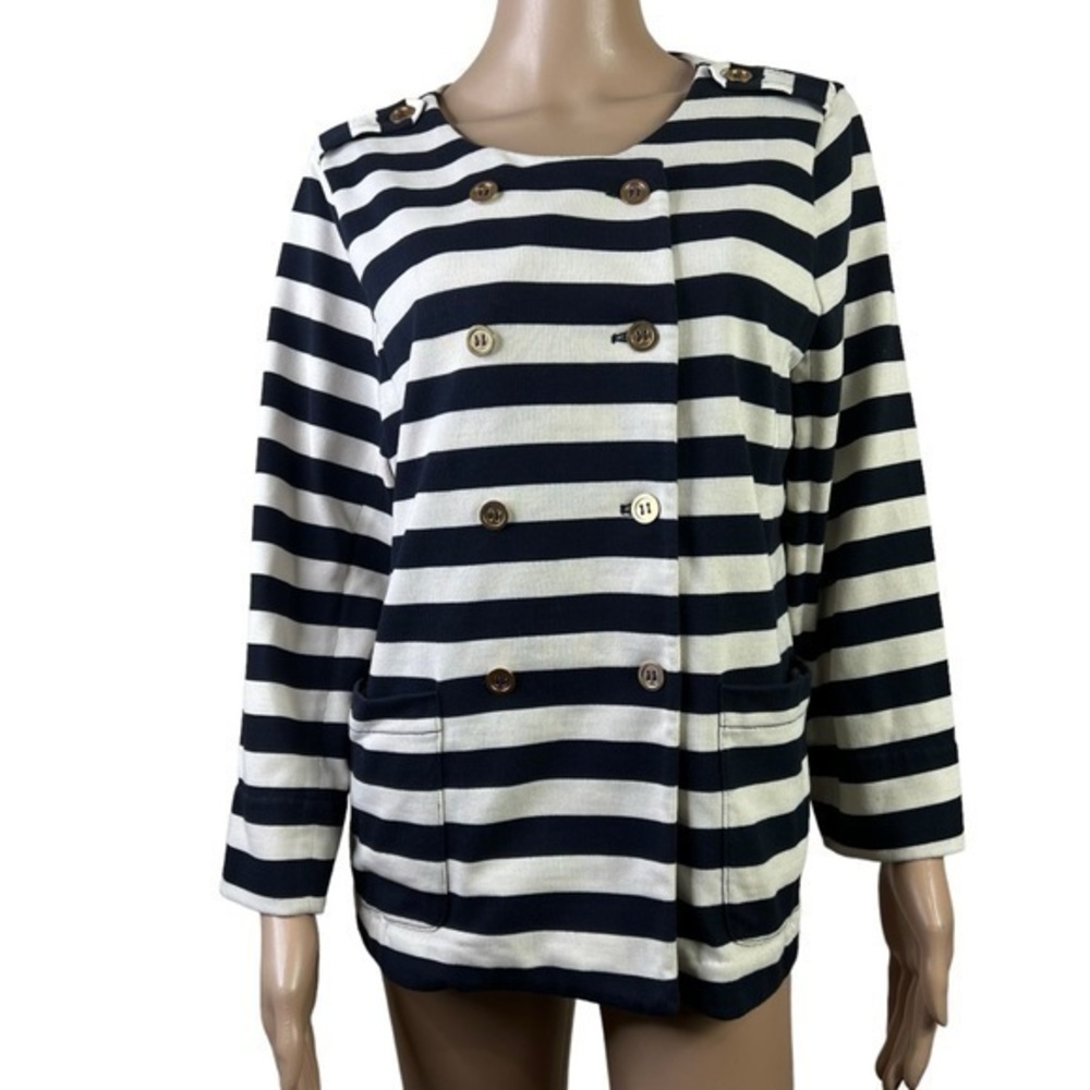 J.Crew Women’s Jacket Blazer Striped Size XL